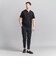 【WEB限定 WARDROBE SMART】クリア  ガスコットン ヘンリーネック カットソー【抗菌・防臭】
