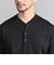 【WEB限定 WARDROBE SMART】クリア  ガスコットン ヘンリーネック カットソー【抗菌・防臭】