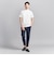 【WEB限定 WARDROBE SMART】クリア  ガスコットン モックネック カットソー【抗菌・防臭】