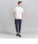 【WEB限定 WARDROBE SMART】クリア  ガスコットン モックネック カットソー【抗菌・防臭】