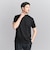 【WEB限定 WARDROBE SMART】クリア  ガスコットン モックネック カットソー【抗菌・防臭】