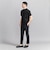 【WEB限定 WARDROBE SMART】クリア  ガスコットン モックネック カットソー【抗菌・防臭】