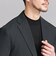 【WEB限定 WARDROBE SMART】クリア  ガスコットン モックネック カットソー【抗菌・防臭】