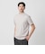 【WEB限定 WARDROBE SMART】クリア  ガスコットン モックネック カットソー【抗菌・防臭】