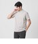 【WEB限定 WARDROBE SMART】クリア  ガスコットン モックネック カットソー【抗菌・防臭】