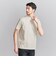 【WEB限定 WARDROBE SMART】クリア  ガスコットン モックネック カットソー【抗菌・防臭】