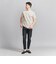 【WEB限定 WARDROBE SMART】クリア  ガスコットン モックネック カットソー【抗菌・防臭】