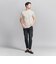 【WEB限定 WARDROBE SMART】クリア  ガスコットン モックネック カットソー【抗菌・防臭】