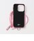 ＜ajew＞PVC HEART PLANET POCKET iPhone15Proケース