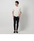 【WEB限定 WARDROBE SMART】マシーンウォッシュ 1ポケット ニット Tシャツ【抗菌防臭】