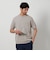 【WEB限定 WARDROBE SMART】マシーンウォッシュ 1ポケット ニット Tシャツ【抗菌防臭】