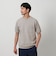 【WEB限定 WARDROBE SMART】マシーンウォッシュ 1ポケット ニット Tシャツ【抗菌防臭】