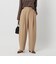 ポリエステルブレンド カーブパンツ