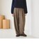 ポリエステルブレンド カーブパンツ