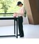 ポリエステルブレンド カーブパンツ