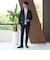 【WEB限定 WARDROBE SMART】LANATEC セットアップ/背抜きジャケット＆イージーパンツ