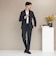 【WEB限定 WARDROBE SMART】LANATEC セットアップ/背抜きジャケット＆イージーパンツ