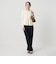 【WEB限定 Wardrobe DAILY MINIMAL】ペプラム2WAY リブニットプルオーバー ウォッシャブル