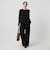 【WEB限定 Wardrobe DAILY MINIMAL】ペプラム2WAY リブニットプルオーバー ウォッシャブル