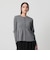 【WEB限定 Wardrobe DAILY MINIMAL】ペプラム2WAY リブニットプルオーバー ウォッシャブル