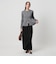 【WEB限定 Wardrobe DAILY MINIMAL】ペプラム2WAY リブニットプルオーバー ウォッシャブル