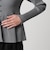 【WEB限定 Wardrobe DAILY MINIMAL】ペプラム2WAY リブニットプルオーバー ウォッシャブル