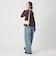 【WEB限定 Wardrobe DAILY MINIMAL】ペプラム2WAY リブニットプルオーバー ウォッシャブル