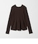 【WEB限定 Wardrobe DAILY MINIMAL】ペプラム2WAY リブニットプルオーバー ウォッシャブル