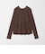【WEB限定 Wardrobe DAILY MINIMAL】ペプラム2WAY リブニットプルオーバー ウォッシャブル