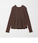 【WEB限定 Wardrobe DAILY MINIMAL】ペプラム2WAY リブニットプルオーバー ウォッシャブル