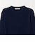 コットンブレンド リブライン ニットプルオーバー ウォッシャブル