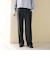 リネンライク ワイドストレートパンツ ウォッシャブル