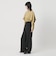 【WEB限定 Wardrobe DAILY MINIMAL】ダブルクロス ラップパンツ ウォッシャブル
