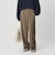 【WEB限定 Wardrobe DAILY MINIMAL】ダブルクロス ラップパンツ ウォッシャブル
