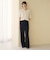 【WEB限定 Wardrobe DAILY MINIMAL】ダブルクロス ラップパンツ ウォッシャブル