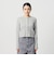 コットン パターンメッシュ カーディガン ウォッシャブル