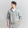 【WEB限定 WARDROBE SMART】ダブルニット ジップパーカー/セットアップ対応【抗菌・防臭】