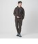 【WEB限定 WARDROBE SMART】ダブルニット ジップパーカー/セットアップ対応【抗菌・防臭】