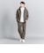 【WEB限定 WARDROBE SMART】ダブルニット ジップパーカー/セットアップ対応【抗菌・防臭】