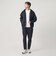 【WEB限定 WARDROBE SMART】ダブルニット ジップパーカー/セットアップ対応【抗菌・防臭】
