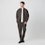 【WEB限定 WARDROBE SMART】ダブルニット ジップブルゾン/セットアップ対応【抗菌・防臭】