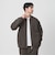 【WEB限定 WARDROBE SMART】ダブルニット ジップブルゾン/セットアップ対応【抗菌・防臭】