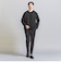 【WEB限定 WARDROBE SMART】ダブルニット ノープリーツ スラックス パンツ/セットアップ対応 【抗菌・防臭】
