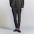 【WEB限定 WARDROBE SMART】ダブルニット ノープリーツ スラックス パンツ/セットアップ対応 【抗菌・防臭】