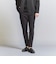 【WEB限定 WARDROBE SMART】ダブルニット ノープリーツ スラックス パンツ/セットアップ対応 【抗菌・防臭】