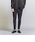 【WEB限定 WARDROBE SMART】ダブルニット ノープリーツ スラックス パンツ/セットアップ対応 【抗菌・防臭】