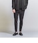 【WEB限定 WARDROBE SMART】ダブルニット ノープリーツ スラックス パンツ/セットアップ対応 【抗菌・防臭】