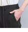 【WEB限定 WARDROBE SMART】ダブルニット ノープリーツ スラックス パンツ/セットアップ対応 【抗菌・防臭】