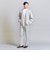 【WEB限定 WARDROBE SMART】ダブルニット ノープリーツ スラックス パンツ/セットアップ対応 【抗菌・防臭】