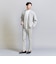 【WEB限定 WARDROBE SMART】ダブルニット ノープリーツ スラックス パンツ/セットアップ対応 【抗菌・防臭】